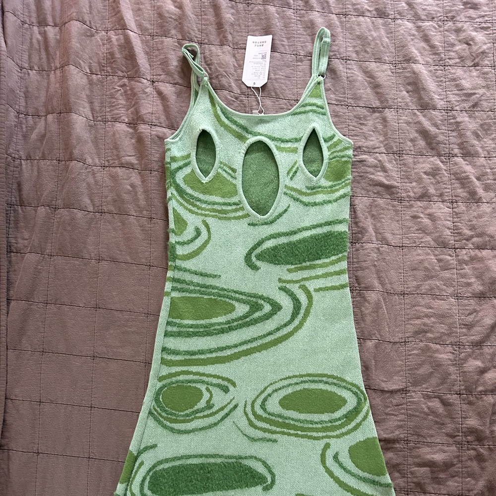 Green summer dress, never worn!
